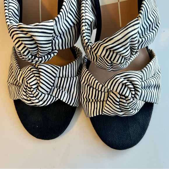 Dolce Vita Jene Slide Sandal black and white stripe - Picture 12 of 16